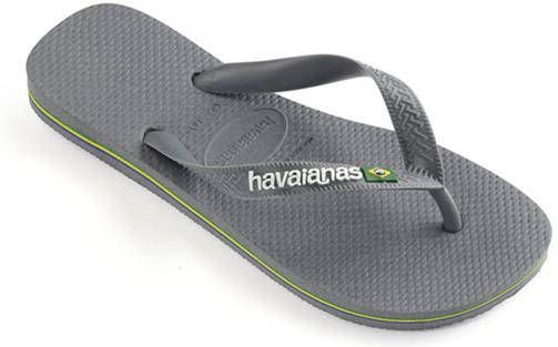 Havaianas Slippers Brasil Logo 4110850.5002.M19 Grijs-41/42 maat 41/42 online kopen