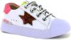 Shoesme SH22S010 C leren sneakers met dierenprint wit/multi online kopen