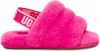 Ugg Fluff Slide Baby Schoenen Pink Mesh/Synthetisch online kopen