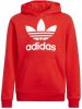 Adidas Adicolor Over The Head basisschool Hoodies Red 70% Katoen, 30% Polyester online kopen