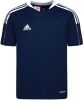 Adidas performance Tiro Shortsleeve Tee basisschool T Shirts Blue Poly Jersey online kopen