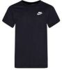 Nike Small Logo T Shirt Junior Dark Grey Heather/White Kind online kopen