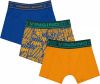 Vingino boxershort set van 3 blauw/oranje online kopen