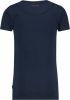 Vingino ! Jongens Shirt Korte Mouw Maat 104 Donkerblauw Katoen/elasthan online kopen
