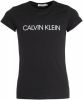 Calvin klein Jeans! Meisjes Shirt Korte Mouw Maat 176 Zwart Katoen online kopen
