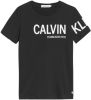 Calvin klein Jeans! Jongens Shirt Korte Mouw -- Zwart Katoen online kopen