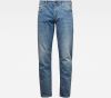 G-Star Lichtblauwe G Star Raw Straight Leg Jeans 3301 Regular Tapered online kopen