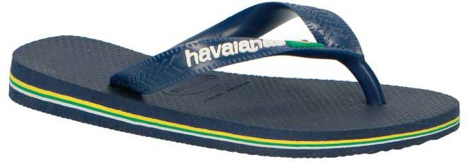 Havaianas Brazili&#xEB; teenslippers Marine/Yellow/Green/White Heren online kopen