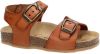 Kipling Easy 4 leren sandalen cognac online kopen