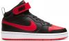 Nike Court Borough Mid 2 (GS) leren sneakers zwart/rood online kopen