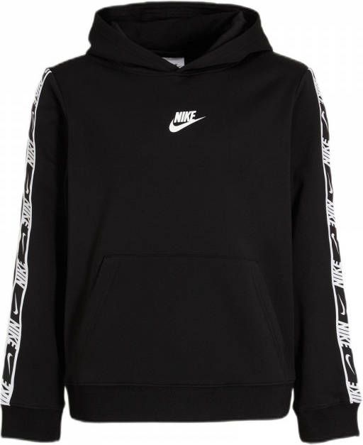 Nike Sportswear Hoodie voor jongens Black/Black/White online kopen