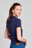 Polo Ralph Lauren Dames polo shirt Julie polo ss brei slim fit korte arm , Blauw, Dames online kopen