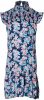 Quapi Girls gebloemde jurk Fabiene donkerblauw/roze/lichtblauw online kopen