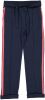 Quapi Girls regular fit broek Marja met zijstreep donkerblauw/roze online kopen