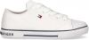 Tommy Hilfiger Sneakers LOW CUT LACE UP SNEAKER met geborduurd merklabel online kopen