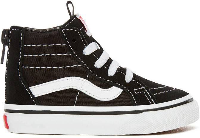Vans Sk8 Hi sneaker van suè, de met leren details - Bambooz.nl