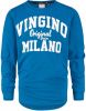 Vingino ! Jongens Shirt Lange Mouw Maat 116 Blauw Katoen/elasthan online kopen