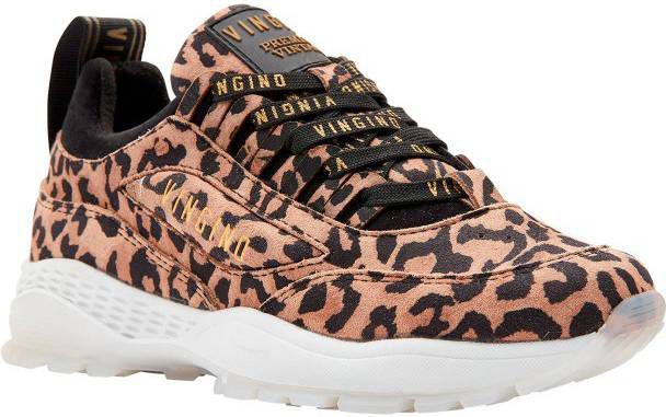 Vingino Fenna Sneaker Meisjes Beige Bruin Bambooz