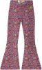 Vingino flared broek Sare met all over print paars/roze online kopen