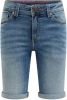 WE Fashion Blue Ridge slim fit jeans bermuda mid blue online kopen