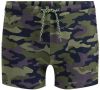 WE Fashion zwemboxer met camouflageprint groen/grijs online kopen