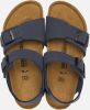 Birkenstock New York Junior Birko Flor BC Narrow Junior Sandaal Marineblauw online kopen